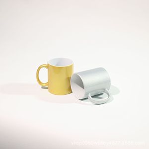 แก้วเซรามิกเคลือบด้านพร้อมหูจับทรงกลม สำหรับพิมพ์ลายซับลิเมชั่น ทำเป็นของขวัญ DIY - Product Image 2