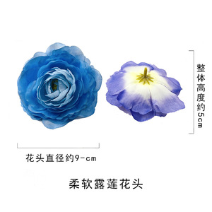 Flor de Peonía Artificial Suave como Rocío de Loto, 9-10 cm, Flor de Seda, Accesorios para Fotografía de Bodas, Decoración del Hogar - Product Image 4