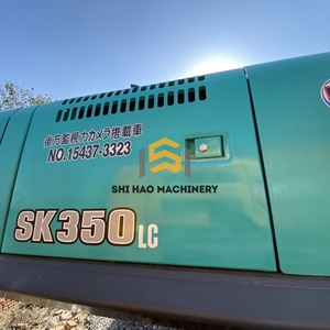 Approvisionnement direct usine, garantie après-vente, excavatrice minière sur chenilles d'occasion Kobelco 35 tonnes SK350LC du Japon - Product Image 2