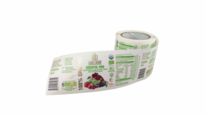 Étiquettes de boisson adhésives BOPP imperméables personnalisées Rouleau d'autocollant d'étiquette d'eau - Product Image 3