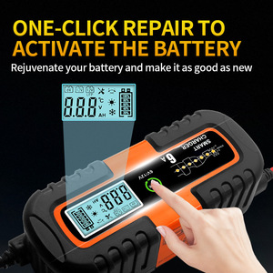 Chargeur <span class=keywords><strong>de</strong></span> <span class=keywords><strong>batterie</strong></span> intelligent multi-tension avec fonction <span class=keywords><strong>de</strong></span> réparation en un clic <span class=keywords><strong>pour</strong></span> l'entretien des batteries au plomb-acide - Product Image 4