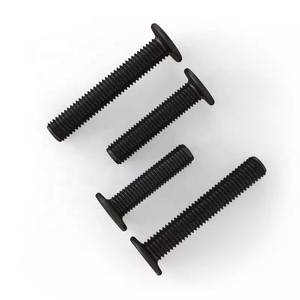 Vis de réglage en acier au carbone Vis à tête plate croisée noire à tête mince - Product Image 3