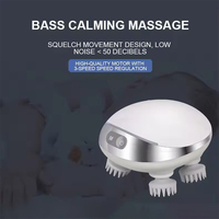 Masseur électrique intelligent pour le cuir chevelu, soins de santé, relaxation du cou, massage du corps, pétrissage vibrant, appareil à lumière rouge, nourrit les cheveux