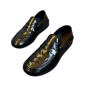 Chaussures habillées pour hommes de qualité supérieure, style business décontracté, avec bout carré tendance et lacets - Product Image 5