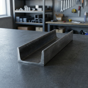 Barre en U laminée à chaud en acier doux pour chemin de câbles, support structurel, taille standard - Product Image 2