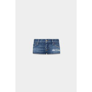 Shorts Mini para Mujer, Estilo Vaquero Y2K, Desgastados y Rotos, de Talle Bajo, para Festivales de Música y Skate - Product Image 1