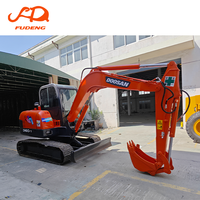 Mini-excavatrice sur chenilles d'occasion Doosan DH60-7 DH55 haute performance, d'origine coréenne, avec moteur et engrenages, à vendre