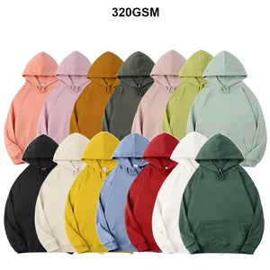 High quality cotton fleece men sweatshirt custom print logo crewneck pullover plus size men's hoodies & sweatshirts