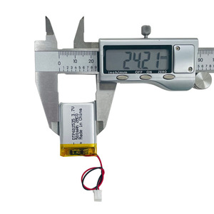 ราคาขายส่ง แบตเตอรี่ลิเธียมไอออนแบบ Pouch 3.7V 500mah รุ่น Li Ion <span class=keywords><strong>Polymer</strong></span> <span class=keywords><strong>602535</strong></span> แบตเตอรี่ลิโพกึ่งโซลิดสเตต 3.7V 500mah - Product Image 4