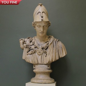 Forma classica Marmo Eirene Statua Dea della Pace Del Busto Scultura - Product Image 3