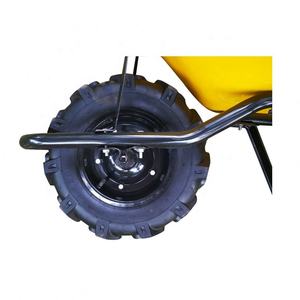 Carretilla de mano de plataforma de transporte de carga de metal - Product Image 2