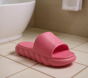 Sandales EVA pour femmes, style nuage, bout ouvert, 28 rouge, pantoufles de bain confortables - Product Image 2