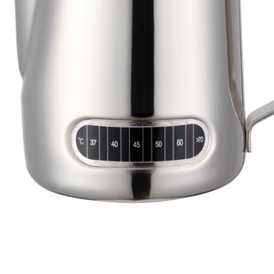 Vente en gros 600ml Température Pâte Café Latte Tasse <span class=keywords><strong>Lait</strong></span> <span class=keywords><strong>Mousse</strong></span> Tasse Ustensiles À Café En Acier Inoxydable Café Latte Tasse pour Usage Domestique - Product Image 2