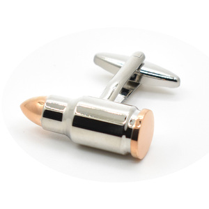 Bán Buôn Tùy Chỉnh Người Đàn Ông Của Thời Trang Phụ Kiện Hai Tone <span class=keywords><strong>Bullet</strong></span> Mới Lạ Khuy Măng Sét Hợp Thời Trang Tie Clip Kinh Doanh Đám Cưới Tuxedo Món Quà Phong Cách - Product Image 5