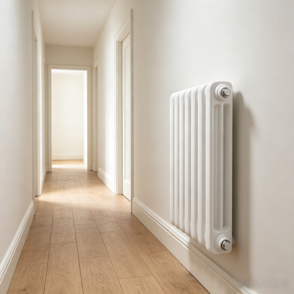 STEEL THREE COLUMN RADIATOR WALL MOUNTED WATER HEATING HEATER for ...