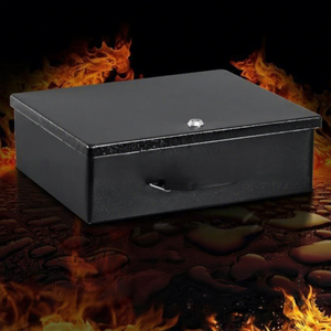 Document Safety <b>Box</b> Home Small Waterproof Fireproof Chest A4 File Safe <b>Box</b> Personal <b>Lock</b> <b>Box</b> - Product Image 5