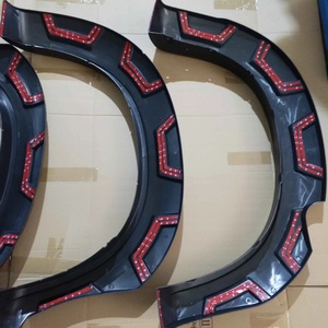 KQD Meilleures ventes d'usine Élargisseurs d'ailes de voiture en ABS style fibre de carbone couleur noire pour Toyota HILUX 2005-2010/2012 et suivants - Product Image 6