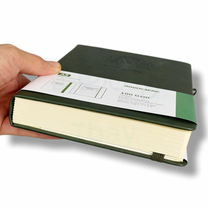 Agenda <span class=keywords><strong>2024</strong></span> avec grille de planification mensuelle et hebdomadaire à points épais, bande élastique, carnet de notes personnalisé à points - Product Image 4