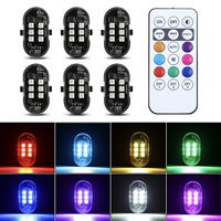 Nouvelle lampe stroboscopique sans fil rechargeable HUIJIE 12V multicolore pour drone, lumière de vol nocturne, lampe d'avertissement anti-collision