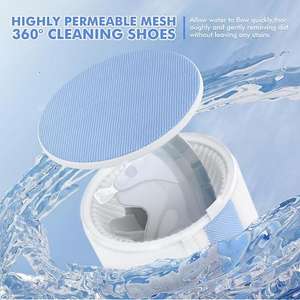 ถุงซักรองเท้า, ถุงซักผ้าทนทานพร้อมซิป, ถุงตาข่ายทำความสะอาดรองเท้าสำหรับรองเท้าทุกประเภท - Product Image 3