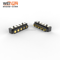 Connecteur à broche à ressort monté sur le côté Pogo Pin 3pin, connecteur de charge de borne à broche de sonde, application de produit électronique intelligente