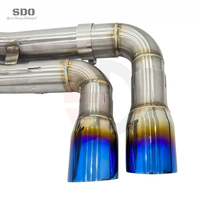 Échappement de performance SDO Racing pour Ferrari 360 F360 3.6L V8 2001-2005 en acier inoxydable avec soupape électronique