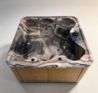 Villa SPA avec grande piscine extérieure en acrylique pour 5-6 personnes, bain à remous et panneau intelligent à température constante