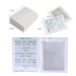 金箔ステッカーインドネシアよもぎ生姜塩ゴールドカスタム中国石膏デトックス足パッチ足パッド - Product Image 6