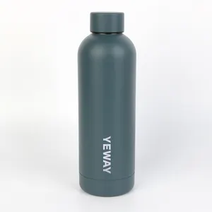 Yeway Offre Spéciale bouteille termo 500ml isolé sous vide en acier inoxydable boisson de sport Double paroi bouteille d'eau Logo personnalisé