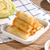 Big Spring Rolls Tsukiji Frozen Fried Snacks Breakfast Pastries Desserts Wholesale Bagged Instant Food Red Bean Paste Children