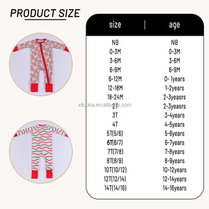 Ropa de Dormir para Bebé de Fibra de Bambú, Estampado Navideño, Varios Diseños, Color y Talla Personalizables, Mameluco Suave para Recién Nacido - Product Image 4