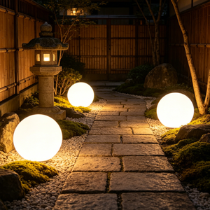 Lámpara de <span class=keywords><strong>Bola</strong></span> <span class=keywords><strong>LED</strong></span> Solar para Jardín Exterior con Clasificación IP65, Control Remoto y Cambio de 16 Colores RGB, Ideal para Navidad - Product Image 5