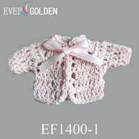 Mini robe au crochet colorée pour baby shower, cadeau mignon pour baby shower, fête d'anniversaire, EF1400-1