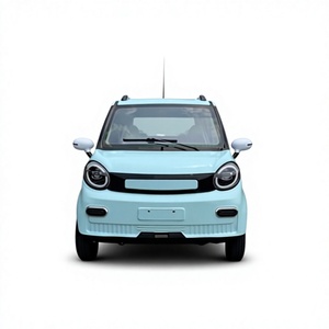 BRT 2026 Coche Eléctrico Compacto Azul Claro con Detalles Negros y Llantas de Aleación, Vehículo Eléctrico Familiar de Nueva Energía para Mujer, Totalmente Cerrado - Product Image 5