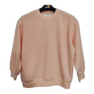 เสื้อฮู้ดสเวตเชิ้ตคอกลมสำหรับผู้หญิงแบบมีซับในสำหรับฤดูหนาว พิมพ์ลายปักโลโก้ตามสั่ง ODM - Product Image 1