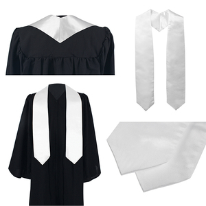 Estola Blanca de Graduación para Sublimación de 60 Pulgadas, para Uso Escolar, <span class=keywords><strong>Estolas</strong></span> en Blanco para Ceremonias de Graduación - Product Image 3
