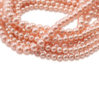Haute qualité 5A cristal Rose pêche 674 perles perles d'imitation en vrac perles de cristal pour la fabrication de bracelets de bijoux