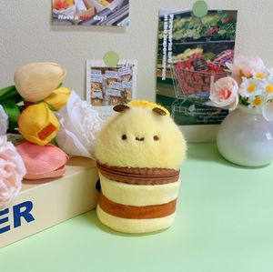 Monedero de Peluche <span class=keywords><strong>con</strong></span> Forma de Abejita de Dibujos Animados, Ecológico, en Forma de Barril, Bolsa de Almacenamiento de Juguetes para Regalos de Bienvenida - Product Image 3