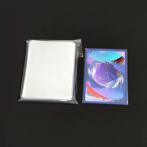 Manicotto Ultra chiaro porta carte con maniche esatte da scambio trasparenti giochi da tavolo custodia protettiva lucida ologramma - Product Image 3