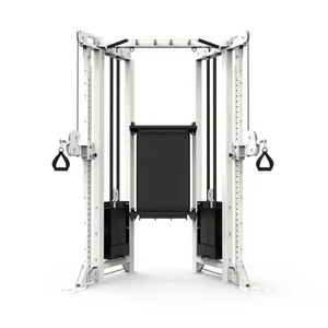 Machine de musculation à câbles en acier épais avec cadre en tube carré renforcé, forte capacité de charge, pour usage commercial en salle de sport - Product Image 4