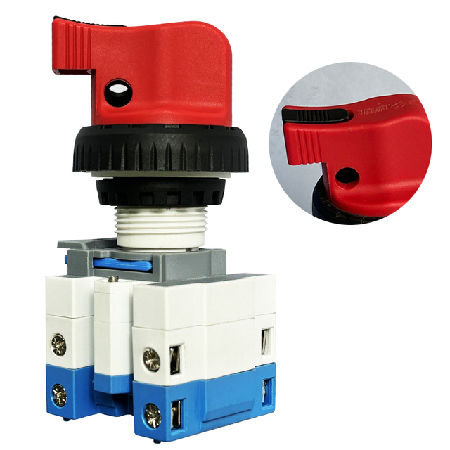 BA8050 Series Industrial Control Button Elements Top-Mounted Plastic Rotary Switches AC220-380V Explosion-Proof for Hazardous