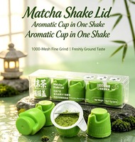 Tapa para Botella de Agua con Polvo de Matcha Orgánico de Grado Ceremonial OEM, Tapa para Botella de Polvo de Matcha, Cápsulas de Matcha de 28 mm, 100 % Natural