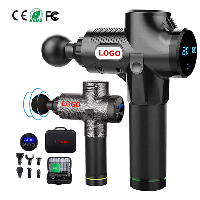 Custom logo Low Moq Massage Gun Profession Body Massage Gun Manufacturer Muscle Relief Pian Powerful Massage Gun