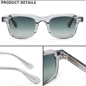 Occhiali da Sole con Montatura in Acetato Premium per Uomo e Donna, Alta Qualità, Rettangolari, UV400, Logo Personalizzato - Product Image 4