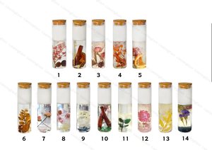 Bougie parfumée en cire végétale avec fleurs séchées et couvercle en liège, mélange de parfums personnalisé, commande pour <span class=keywords><strong>la</strong></span> <span class=keywords><strong>d</strong></span>écoration intérieure, cadeau, spa, vente au <span class=keywords><strong>d</strong></span>étail, OEM - Product Image 6
