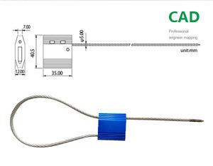 S014 haute sécurité fil câble joints conteneur serrure câble <span class=keywords><strong>joint</strong></span> fournisseurs câble <span class=keywords><strong>joint</strong></span> <span class=keywords><strong>prix</strong></span> - Product Image 3