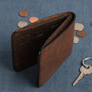 Boshiho <b>Slim</b> Minimalist RFID Blocking Full Grain Genuine Leather Vintage Purses <b>Card</b> <b>Holder</b> With Rfid Protection Mens <b>Cards</b> - Product Image 4