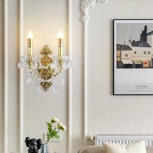 Nordic Luxury Crystal LED <b>Wall</b> Lamp for Bedroom Living Room Corridor Hotel Loft Villa Home Decoration Art Creative <b>Sconce</b> - Product Image 5