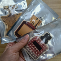Coffret Cadeau Désodorisant de Voiture en Carton Parfumé en Forme de Bouteille de Parfum Personnalisée, Vente en Gros, Cadeau de Noël, Offre Spéciale, OEM