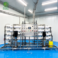 Machine de purification d'eau pure RO à double étage, taux de récupération d'eau élevé, avec paramètres de production personnalisés